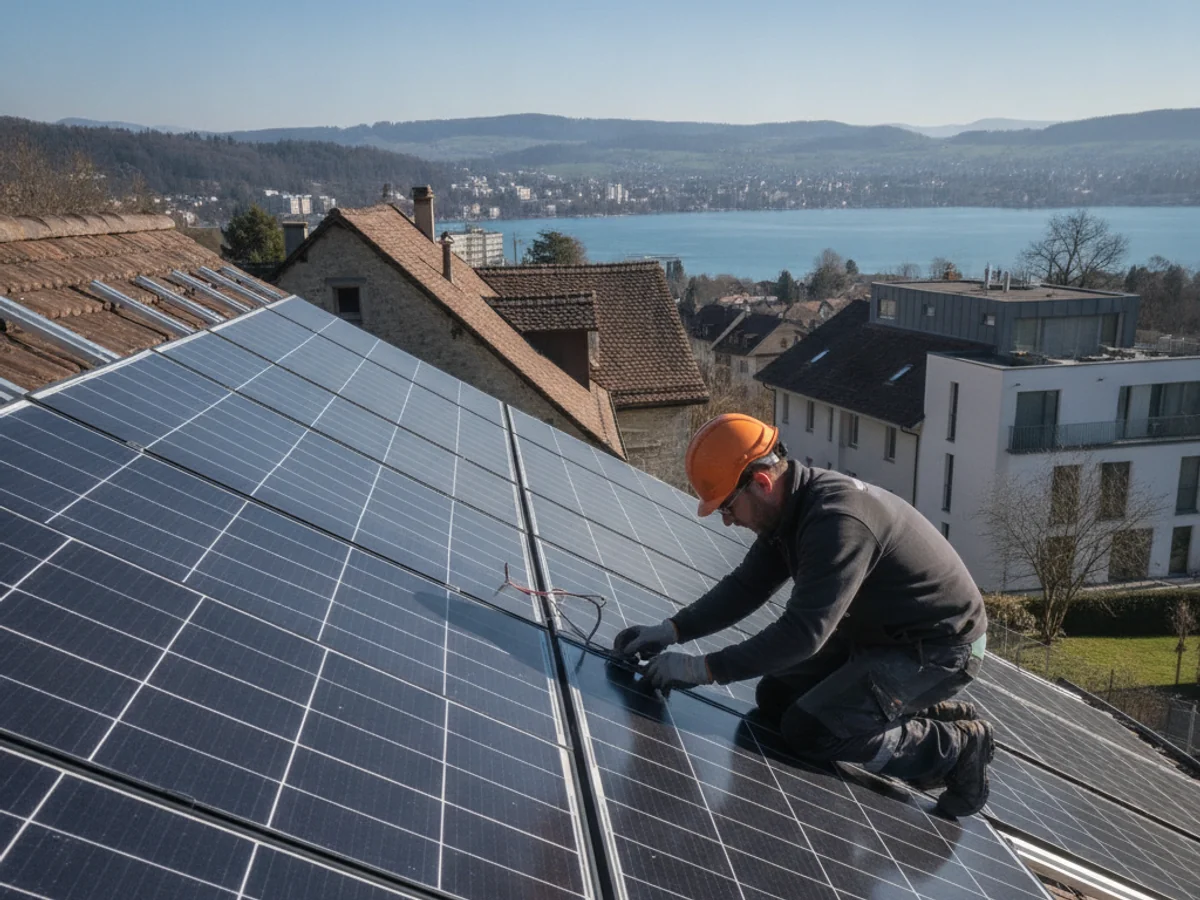Panneaux solaires à Neuchâtel, Suisse romande