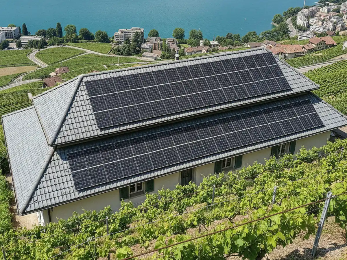 Panneaux solaires à Vevey, Suisse romande